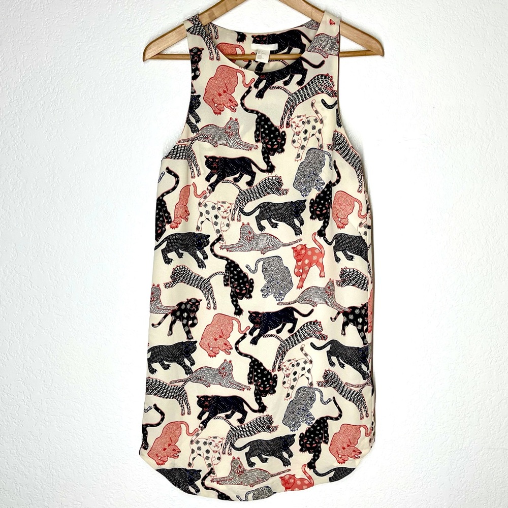 H&M Multicolored Panther Dress